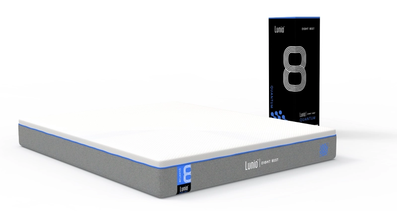 Lunio-Quantum 乳膠獨立筒床墊與包裝