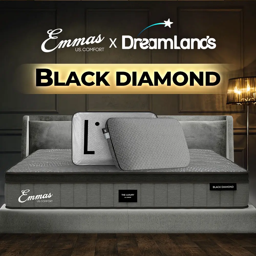 Emmas Black Diamond 乳膠獨立筒床墊-超值組合