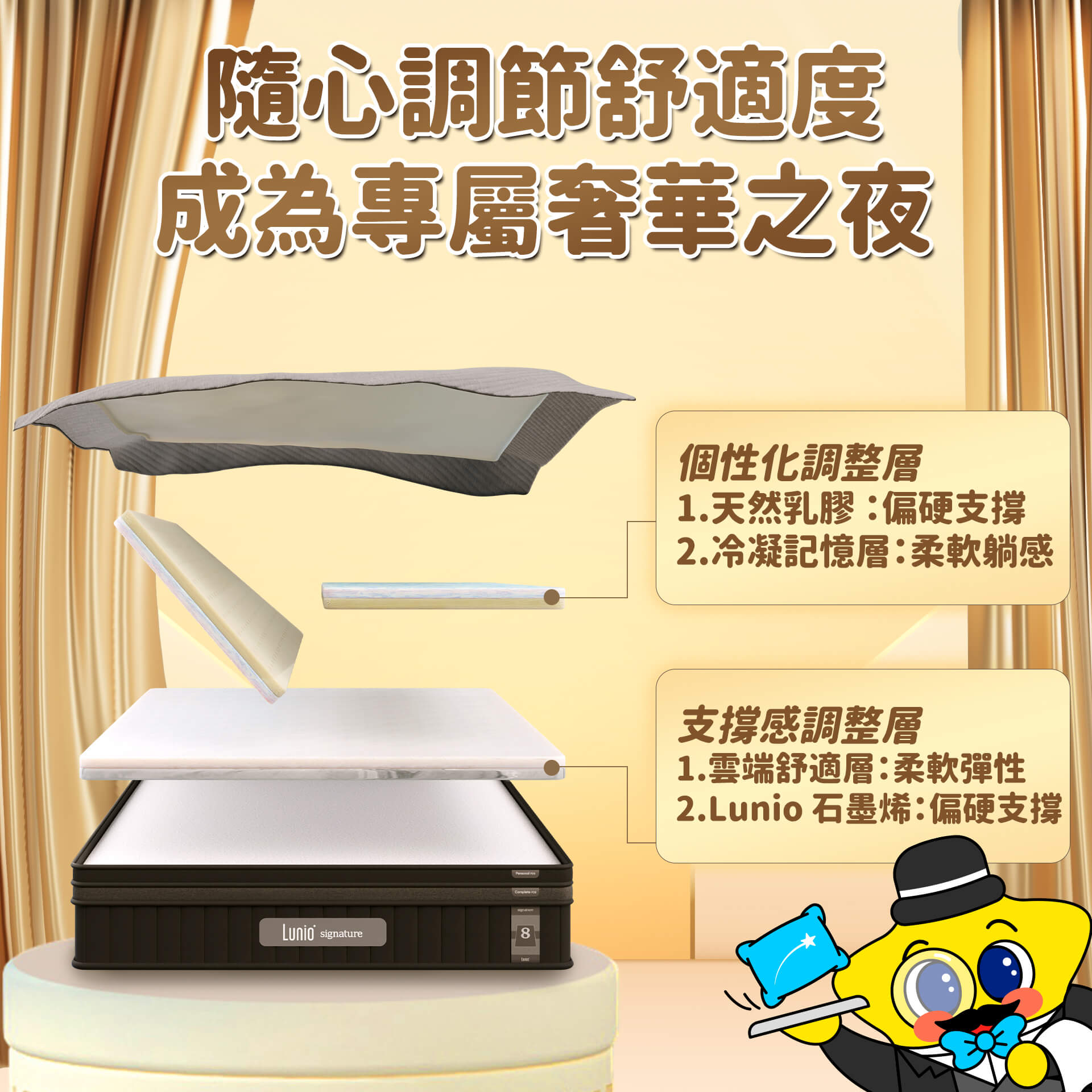 各類床墊壽命有多久?床墊保養技巧、換床徵兆、挑床重點一次懂! 13 signature旗艦床墊