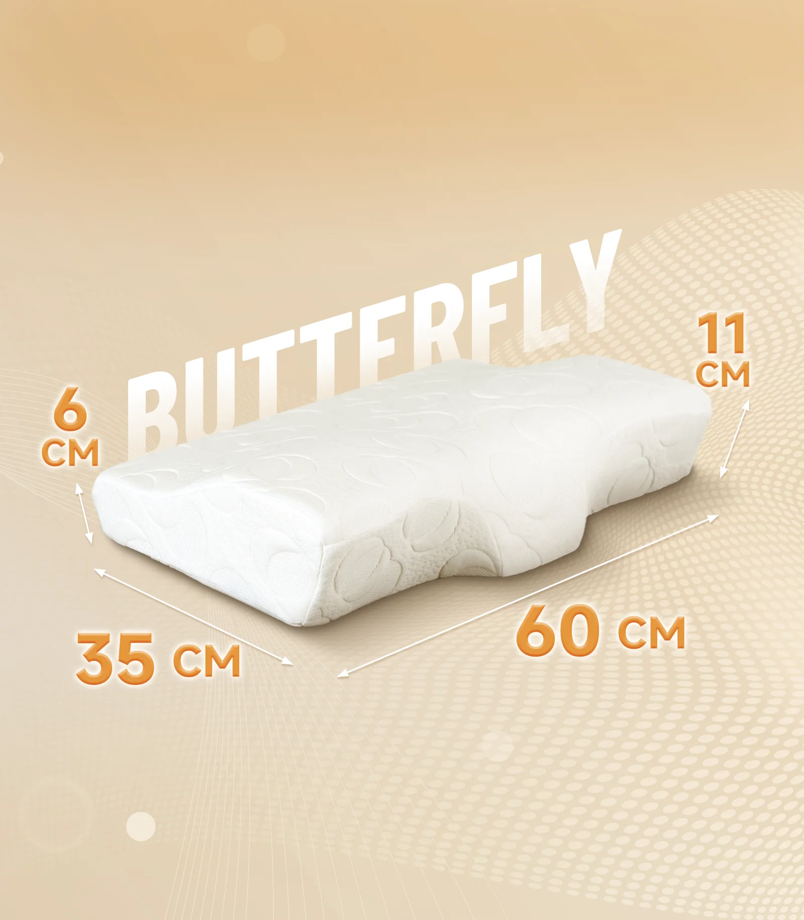 Nooz Ergo Butterfly 蝶形記憶枕 6 BTF04