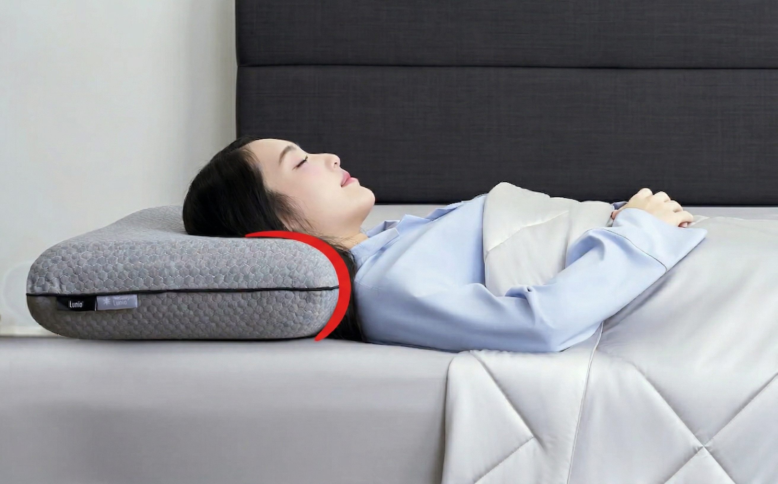 肩頸舒壓枕，要填滿肩頸空隙