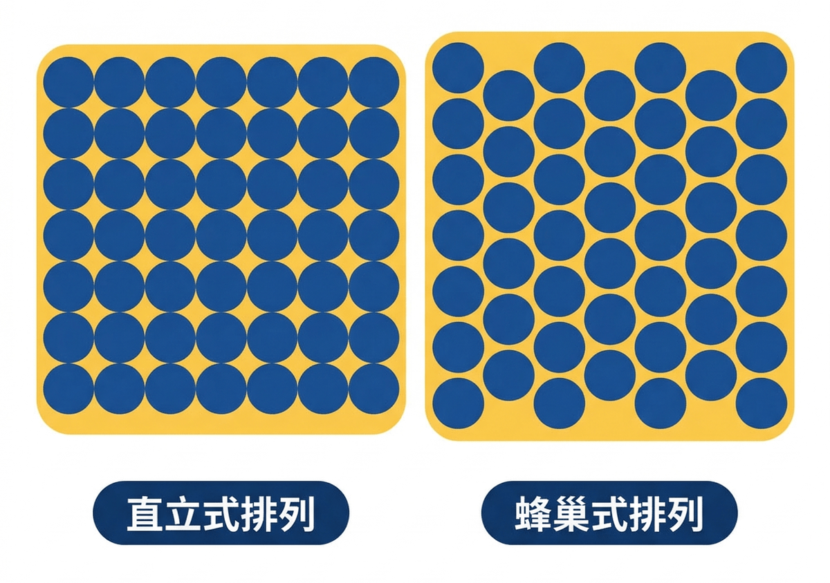 直排式vs蜂巢式彈簧排列